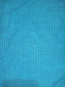 Blue Corduroy Crop Top