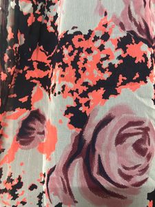 Floral Print High-Low Dress