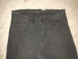Charcoal colored denim