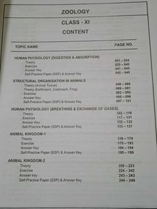 Zoology Neet Ug Class 11
