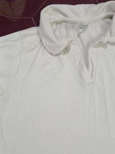 White Long Sleeve Top