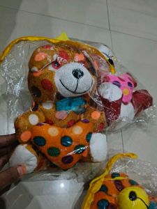 3 Cute Plush Animal Toys
