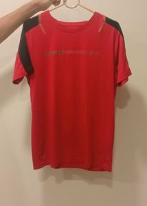 Red &amp; Black Athletic T-Shirt
