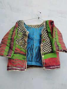 Vintage Colorful Patchwork Jacket