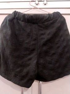 Black Casual Shorts