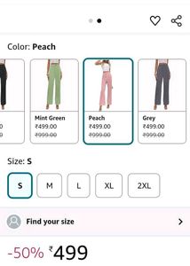 Blk Nd Peach Co-ord Set Without Belt