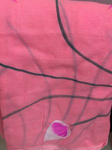 Pink Saree New With Tag