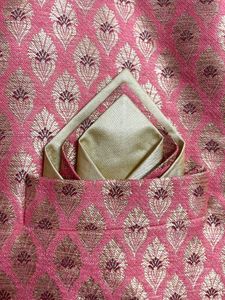 Peach Pink Color Men Sherwani Suit Coat