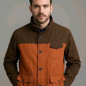 Color Block Unisex Field Jacket
