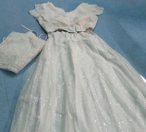 Lehenga(Blouse,Top, Dupatta)