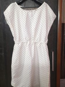 White polkadot Dress