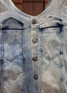 Denim Pinafore Dress
