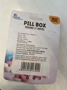 Round Pill Box