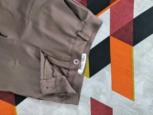 Brown Straight Leg Pants
