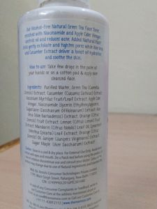 Natural Green Tea Face Toner