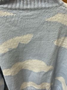 Cloud Pattern Knit Sweater