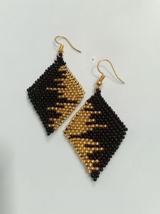 Black Earrings (Handmade)