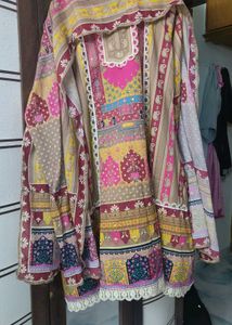 New A_line Muslin Kurta Set