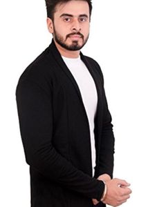 Black Hoodie Cardigan
