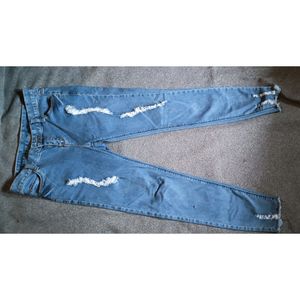 Blue Ripped Jeans