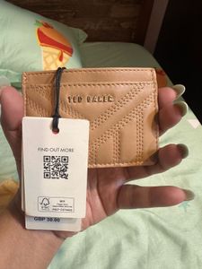Auth NWT TED BAKER Ayani Quilted Leather Cardholde