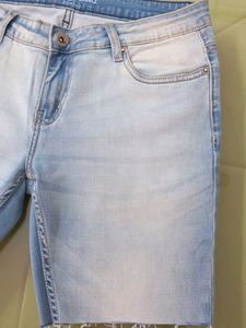 Denim Shorts One Time Used 30