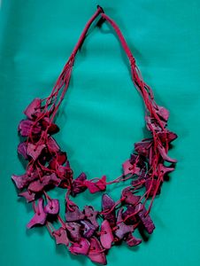 Wooden Red Necklace