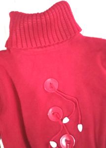 Turtleneck Red Winterwear 🍒