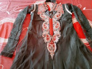 Net Anarkali Kurti