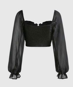 branded Chic Black Corset Style Top🎀🕸️