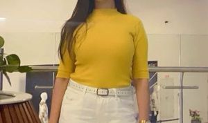 Mustard Knitted Top