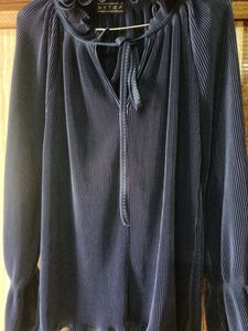 Blue Full Sleeve Party Wear Top