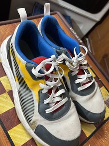 Puma White And Multicoloured Shoes