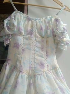 Floral Corset Pastel Dress