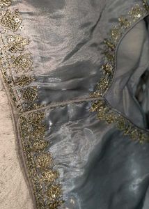 Y2K Desi NEW Silver Blouse