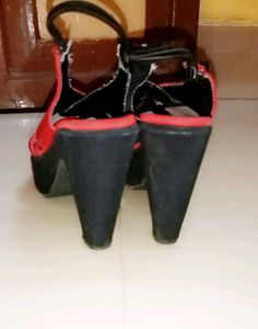 Red &amp; Black Heels