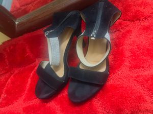 Black Sequin heels