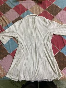 Striped Shirt Dress