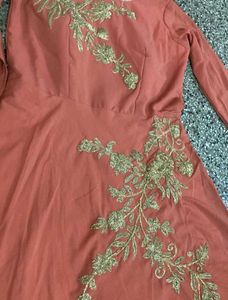 New Coral Gown For Grabs