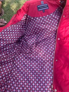 Red Padded Winter Coat