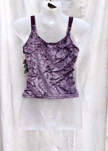263010. Purple Velvet Tank Top