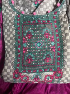 3 Kurti Combo Elegant Embroidered Kurta Set