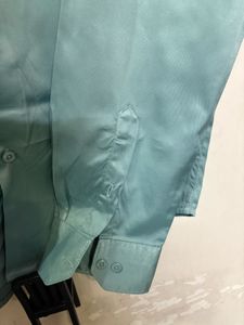 Party Wear Satin Shirt Full Hands
