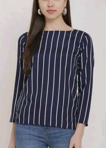 Striped Long Sleeve Top