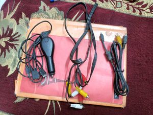 📢 Assorted Cables &amp; Car Charger for Sale! 🚗📺