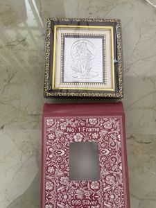 999 Silver Framed Murugar Showpiece