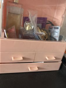 Pink Cosmetic Organizer