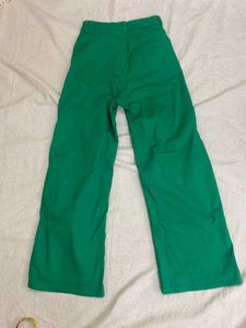 Green Wide Leg Pants