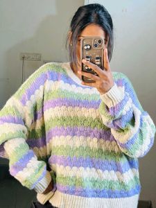 Multi Pattern Sweater