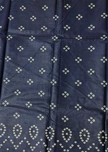 Navy Blue Bandhani Dress material